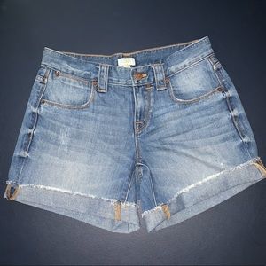 J.Crew High Rise Denim Shorts
